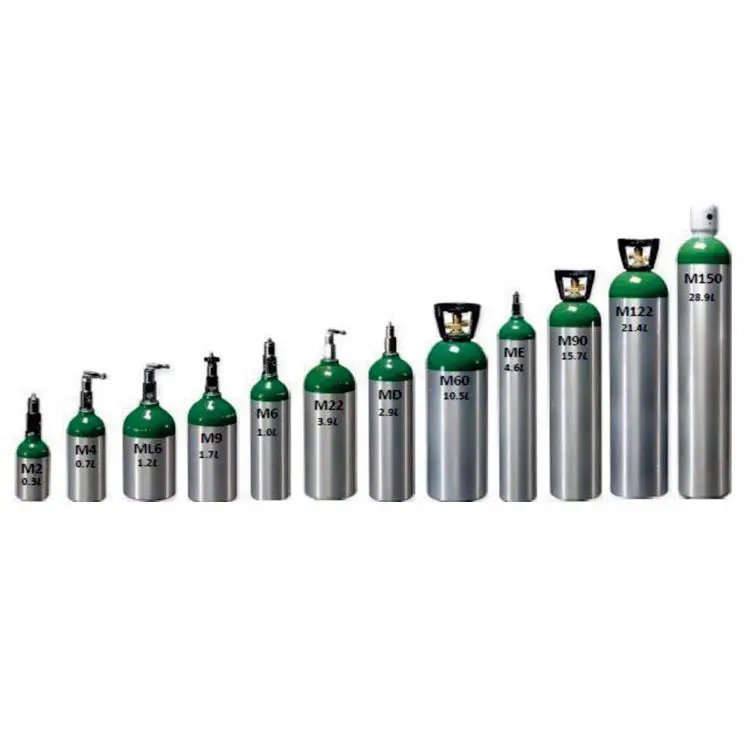 Hot Sale Portable Dot Aluminum Oxygen Cylinder Gas Cylinder - Buy ...