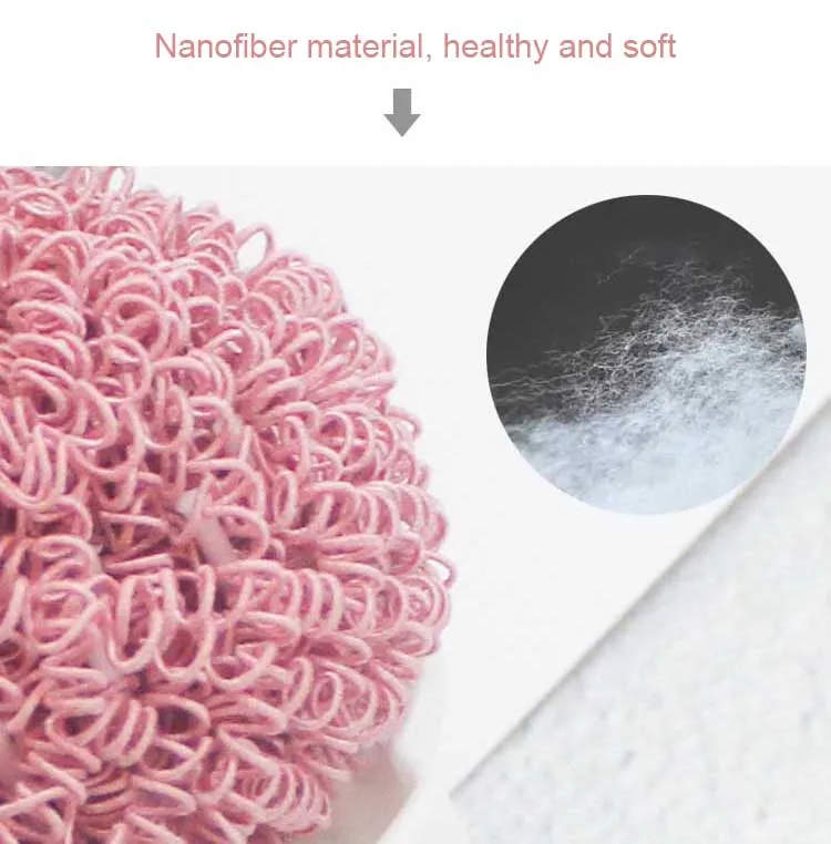 Home Gadgets Best Selling Products Eco-friendly Dishwashing Pot Artifact Nano Polyester Fiber Colorful Kitchen Cleaning Ball 