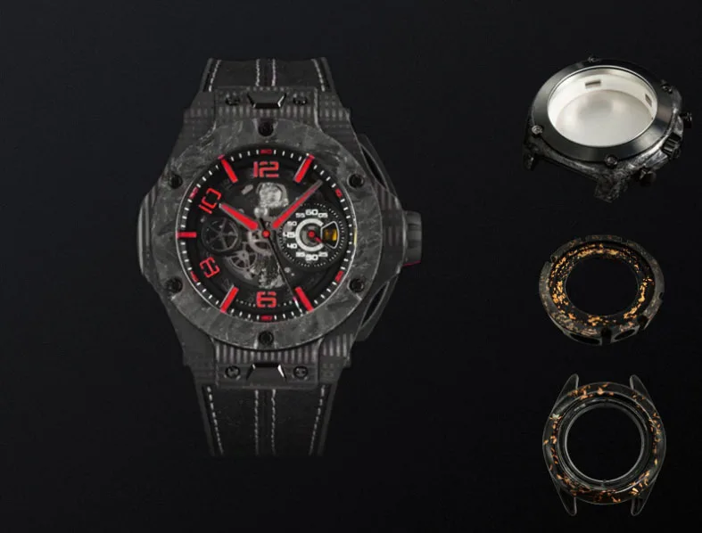 Carbon fiber products Watch case processing and production 3K twill / forged watch plate