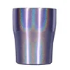 10oz 300ml Curved stainless steel tumbler double wall water bottle coffee vacuum insulated cup with lid