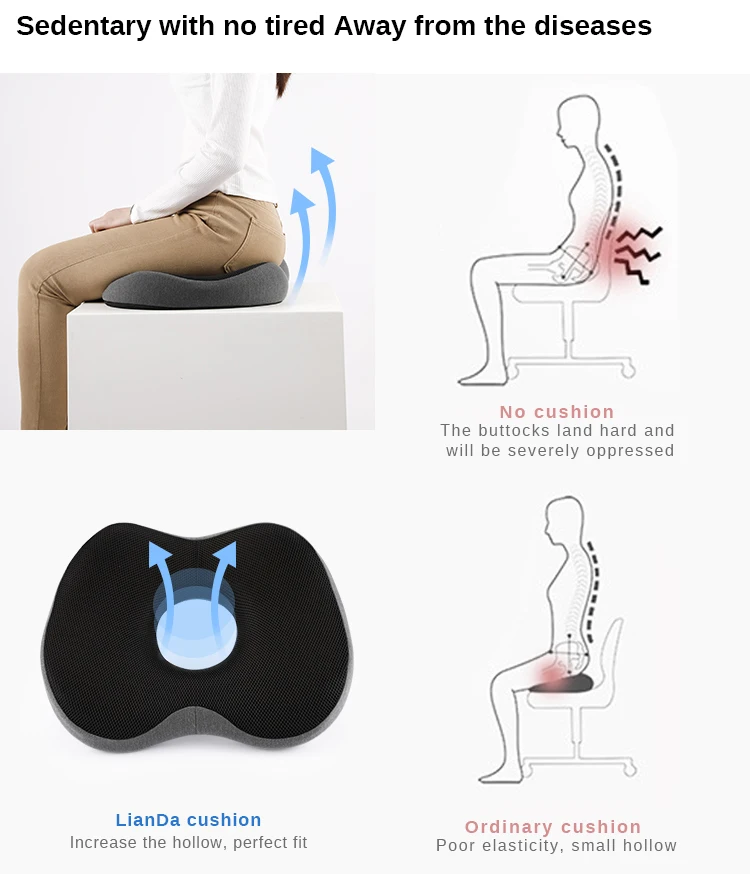 China Comfort Zero Gravity Coccyx Orthopedic Blood Circulation Cooling