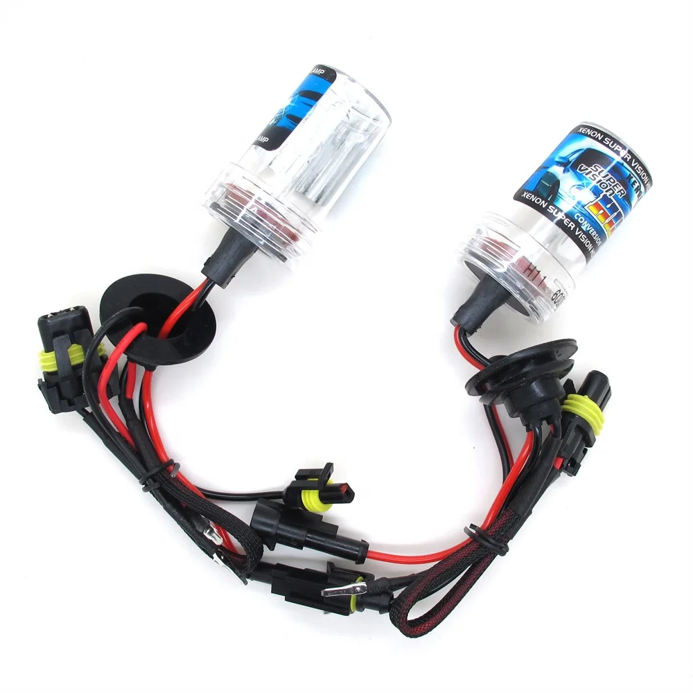 35W 55W HID Xenon Light Bulb H1 H3 H7 H11 9005 9006 12V Auto Car Headlight Lamp 3000K 4300K 5000K 6000K 8000K 10000K 12000K