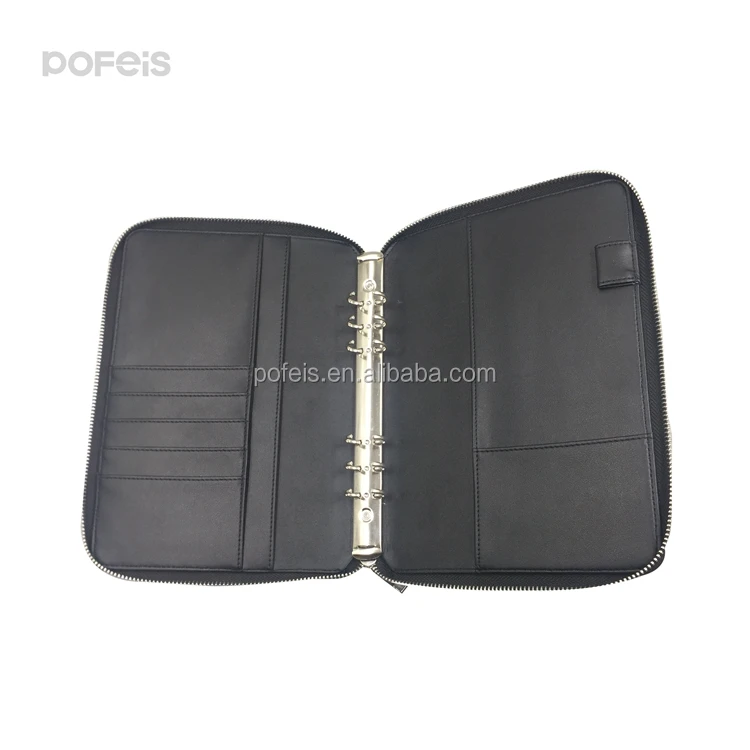 Luxury Binder Ring Loose-leaf Crocodile Skin Notebook Alligator Notepad ...