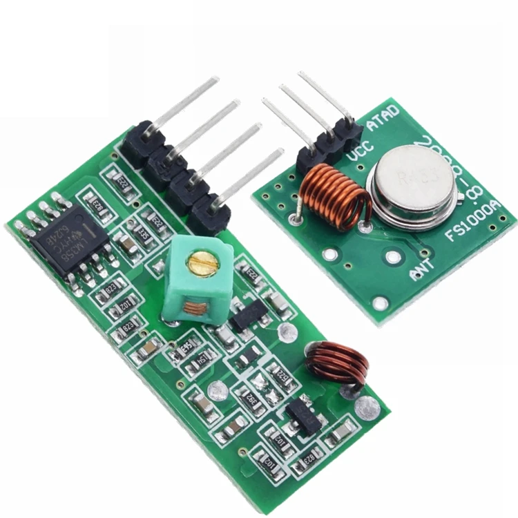 Development Kits & Boards 433 MHz Transmitter Receiver RF Wireless ...