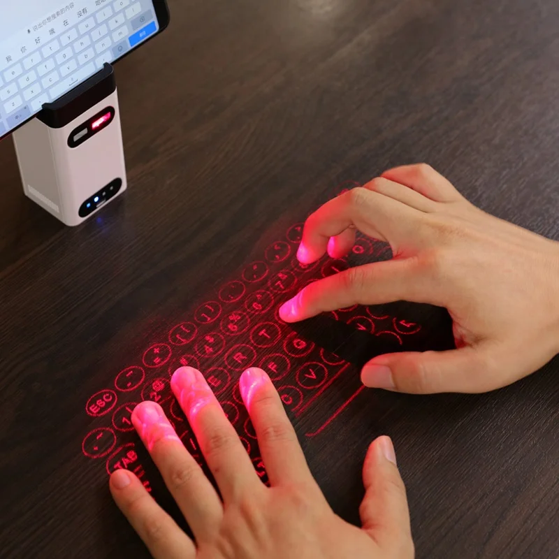 
Bluetooth virtual laser keyboard Portable Wireless Projection mini keyboard for computer mobile smart Phone With Mouse function 