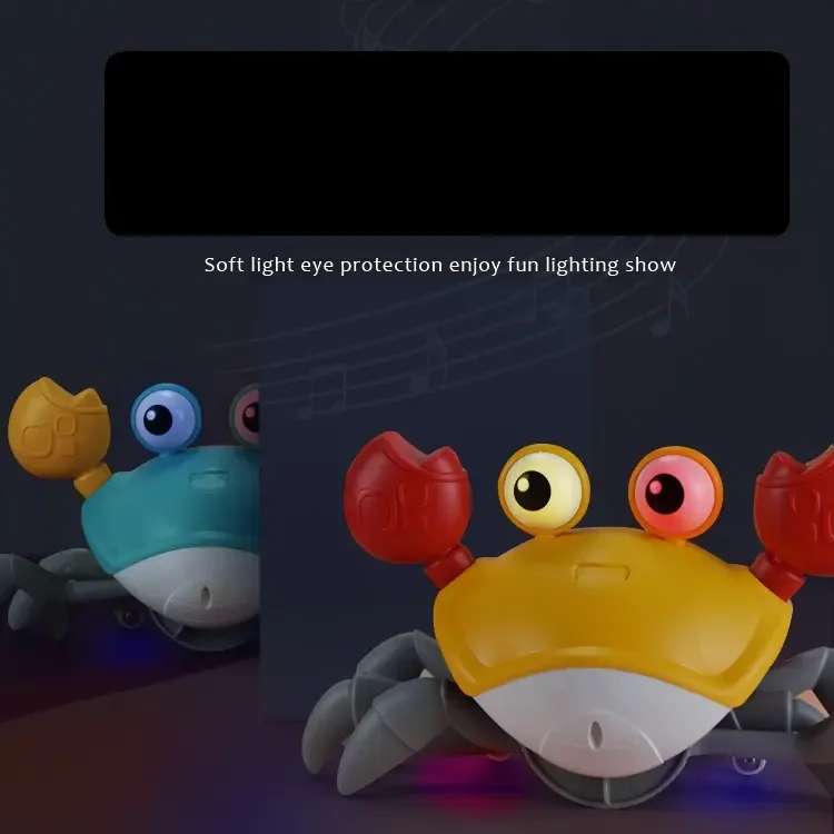 Induction Electric Crab Toy Crawling Crab Baby Toys Infant Crawling