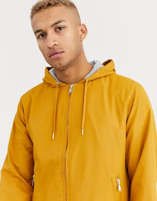 mustard lightweight jacket