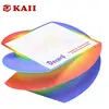 factory directly sale fancy spiral sticky note rainbow paper cube memo pad with low price and high quality