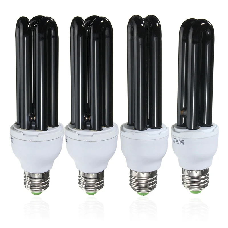 E27 B22 Spiral Tube UV Lamp 40W Black Light Bulb