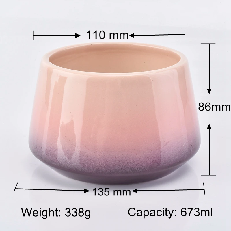 ceramic candle jars