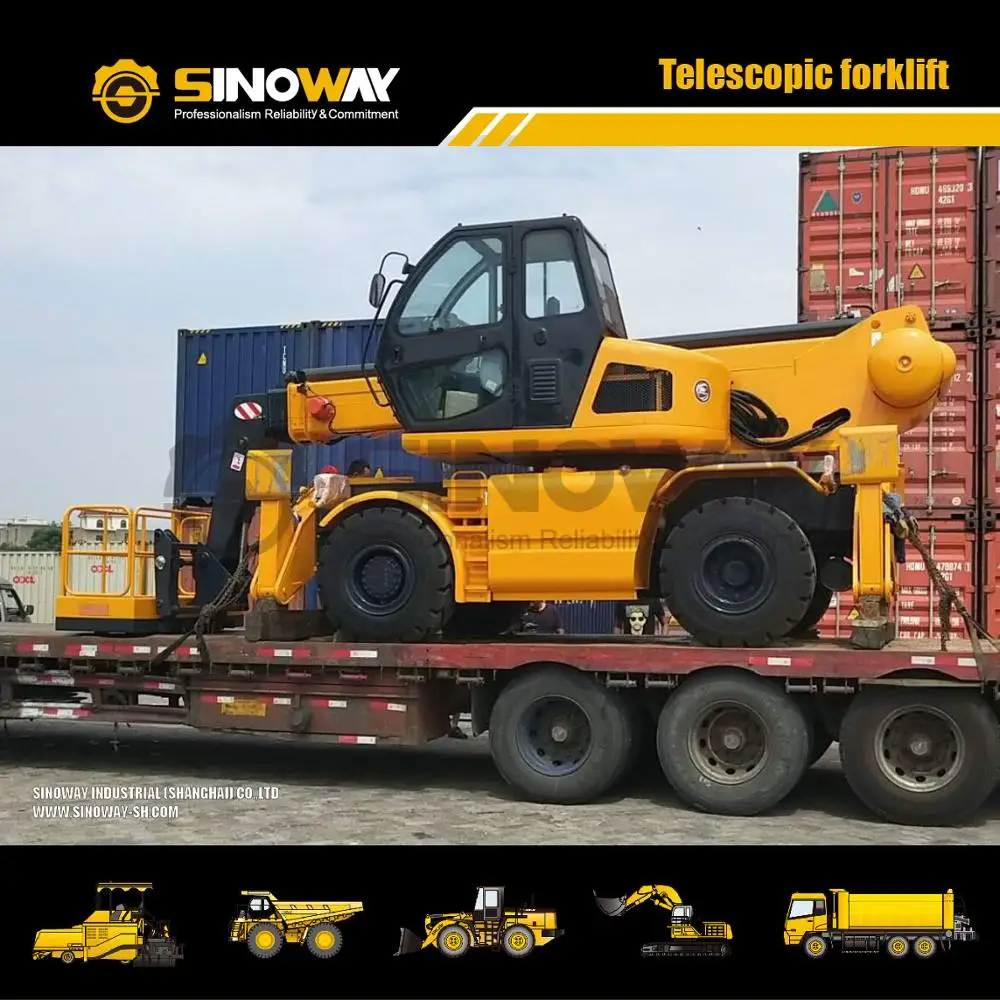 Good Performance 4 Ton Rotating Telehandler 15m Height Rotary