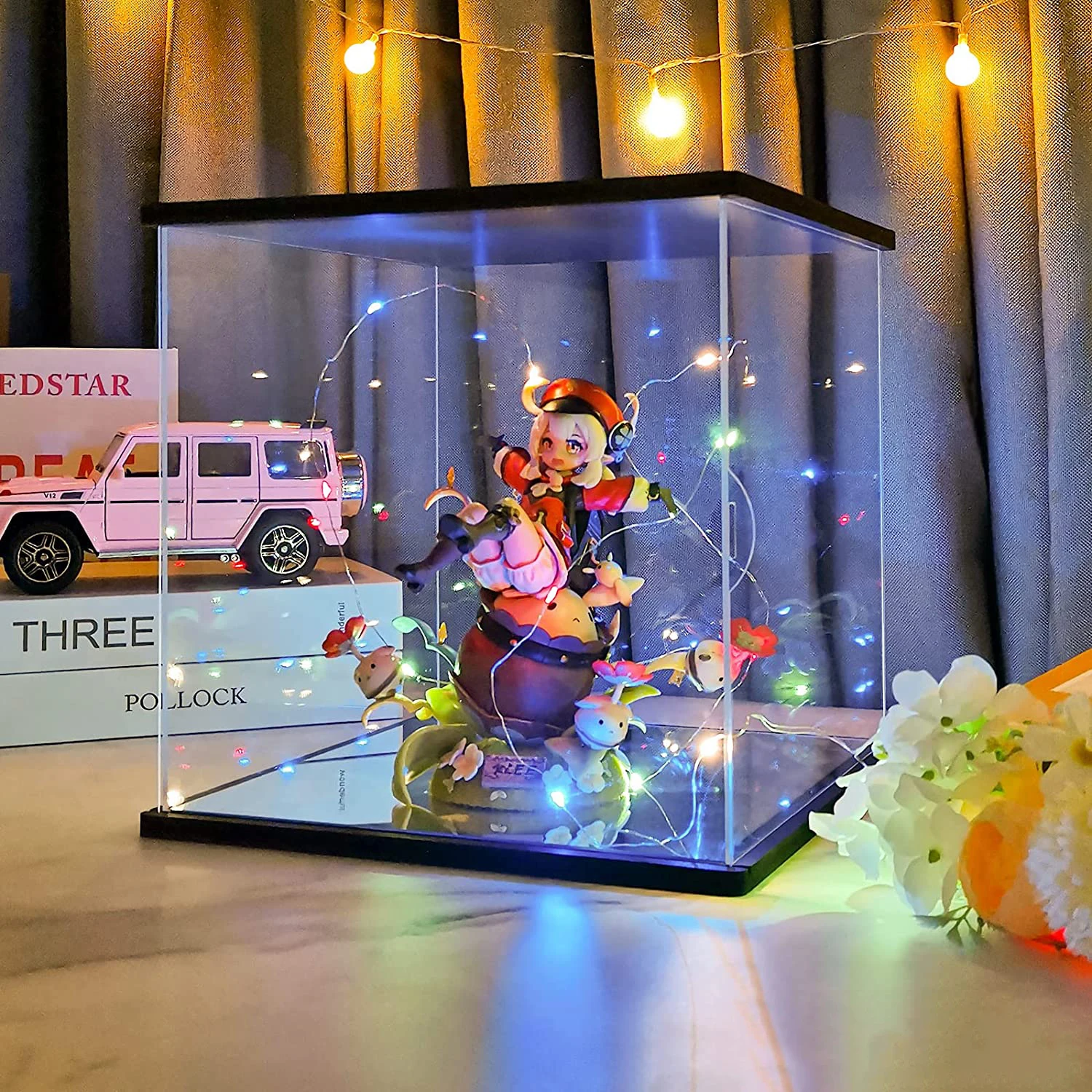 Hot Sales Acrylic Display Case Model Collectibles Box With Led Lights