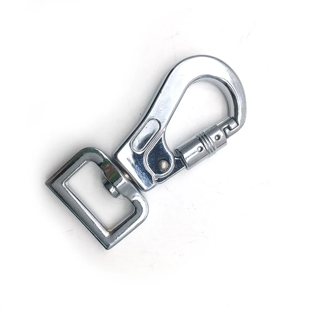 BT-Z015 Gun Silver Clasps Swivel Clips Gancho Perro Dog Leash Zinc Metal Pet Buckle Screw Eye Hooks Snap Hook