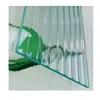 Hot sale high quality transparency fluted pattern glass factory