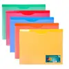 File Folder Waterproof Poly-File Folders with Top Tab, Letter Size, Assorted Colors, 10pcs Pack