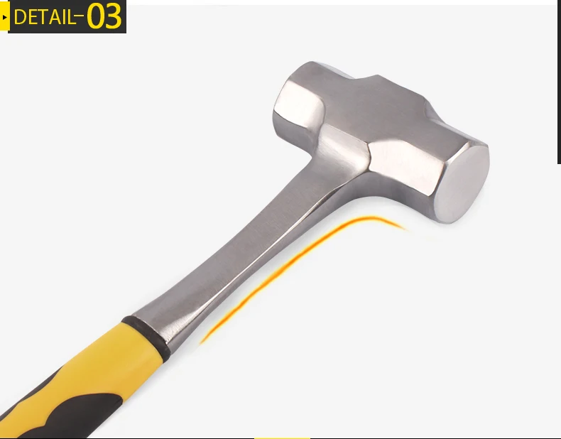 Building Construction 24lb Sledge Hammer Heavy Duty Onepiece