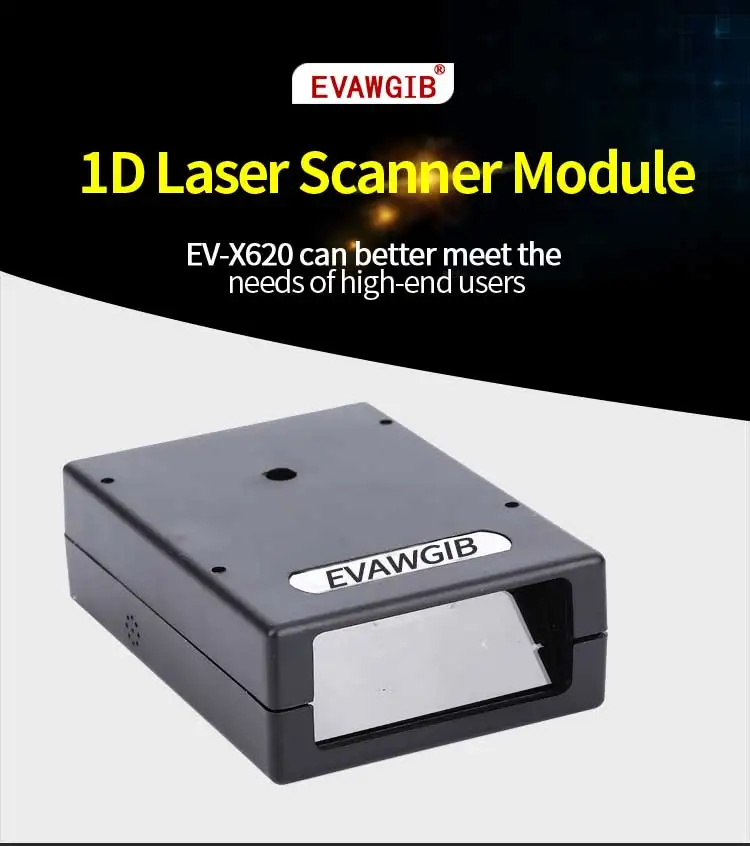 Evawgib Fixed Barcode Scanner Usbttlrs232 Interfaces 1d Wired Laser Barcode Scanner Module 7251