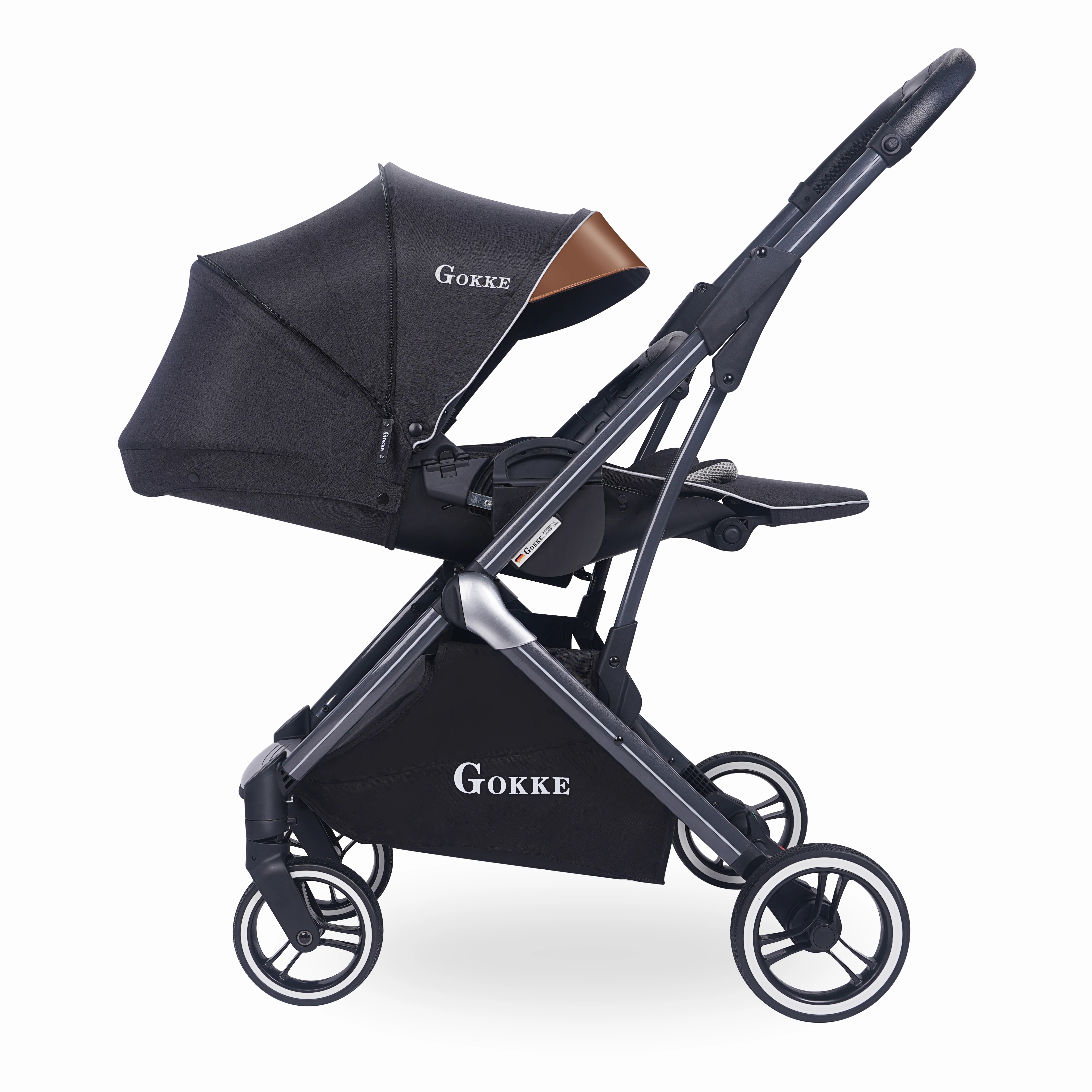 baby stroller 360 rotation function