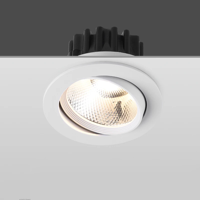 led Downlights CRI80/90/97 flicker free PF>0.95 5 years warranty 700-800lm recessed 7W LED downlight