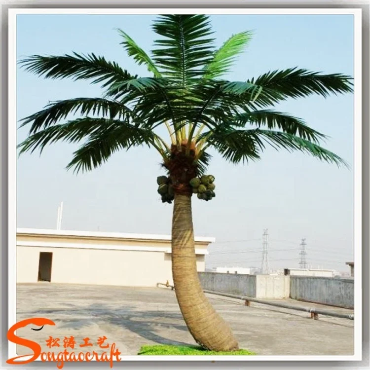 songtao Enchanted Garden Landscaping Forest Decor Outdoor Trees Life Size Artificial Palm Tree