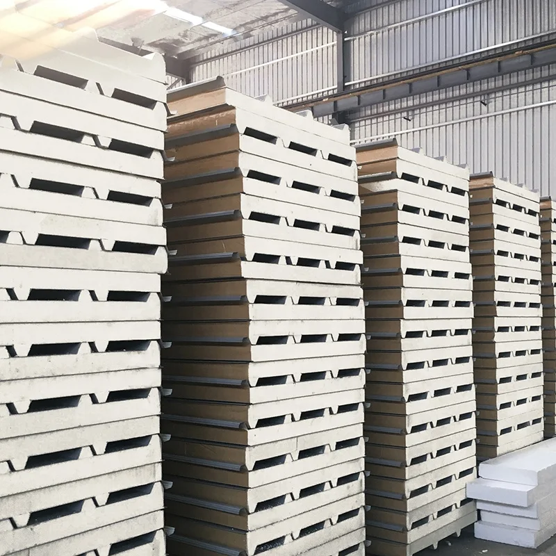 Low R-Value 100mm Thermal Insulation Polyurethane/Pu Sandwich Panel Price