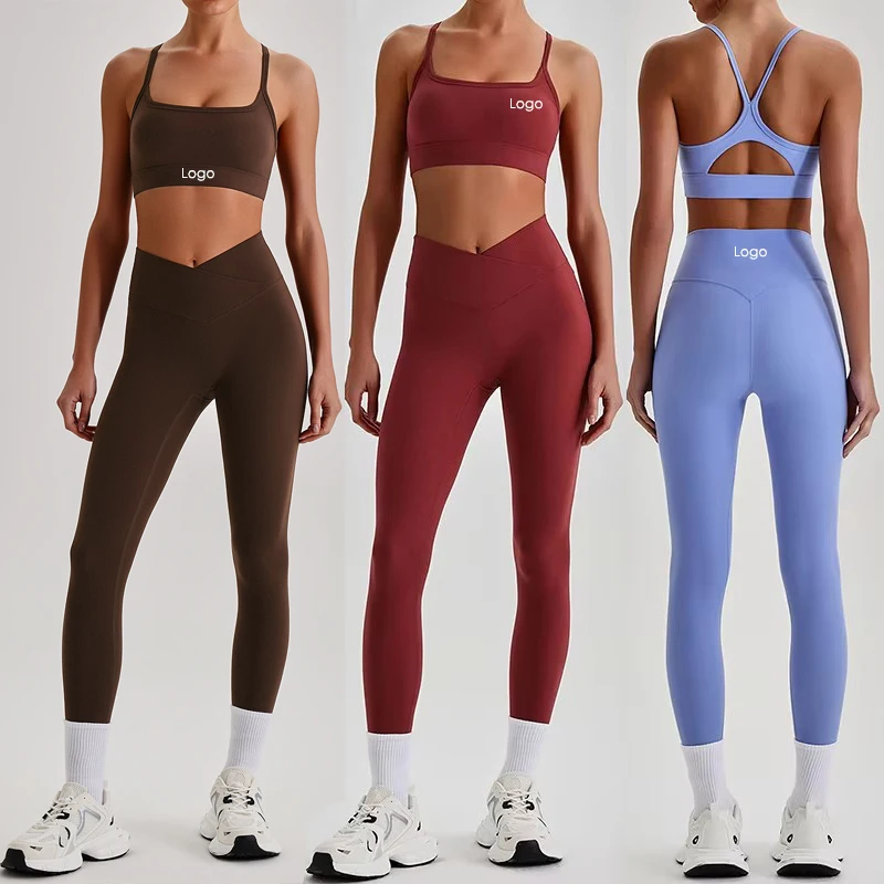 Cross-Waist Yoga Set