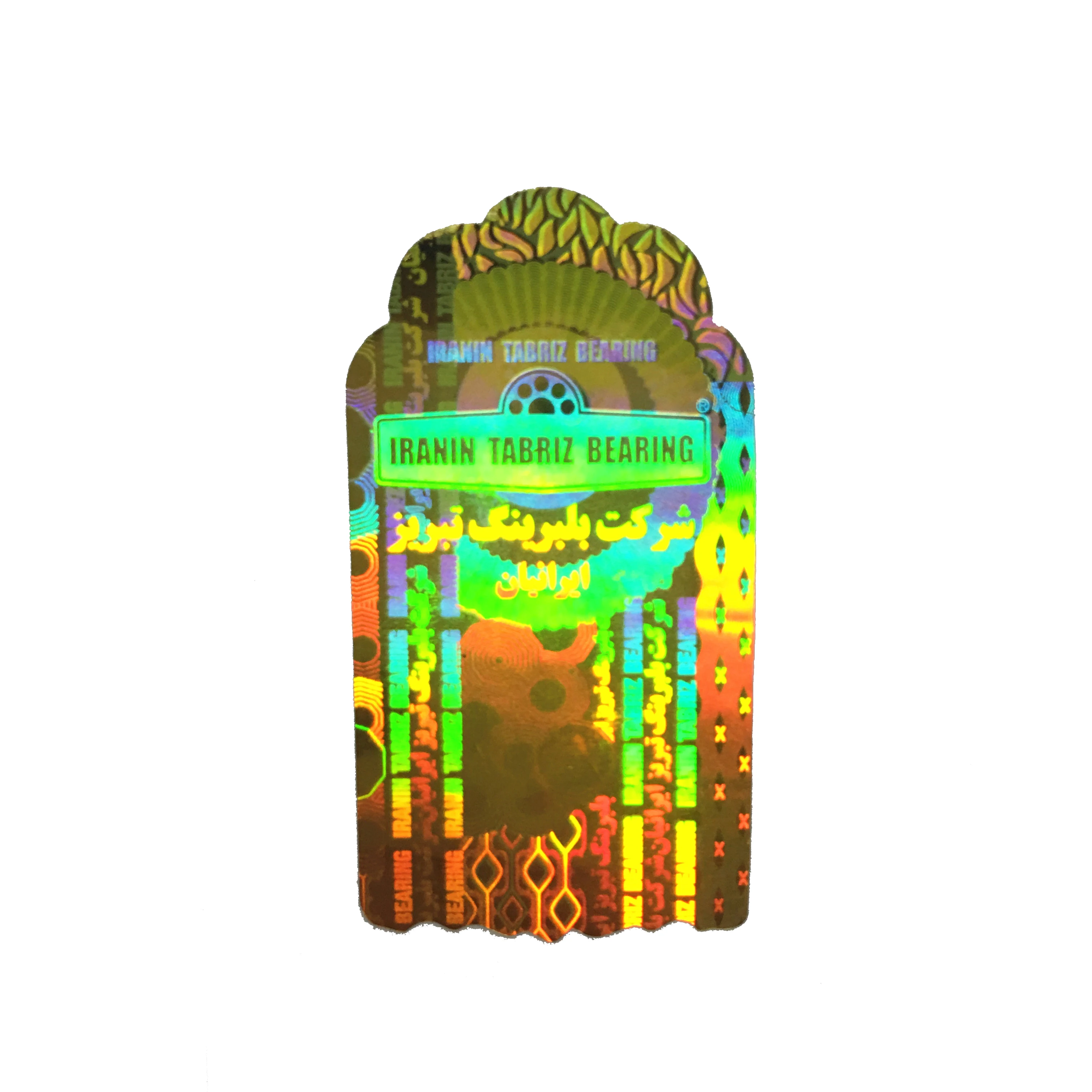 Anti-contrefa&ccedil;on personnalis&eacute; auto-adh&eacute;sif hologramme autocollants en vinyle d&eacute;coup&eacute;s