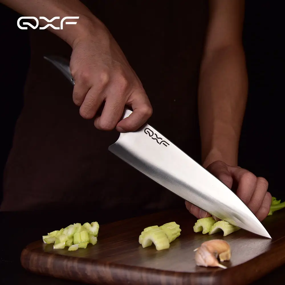 hot sale stainless steel hollow handle knife kitchen knife 8"