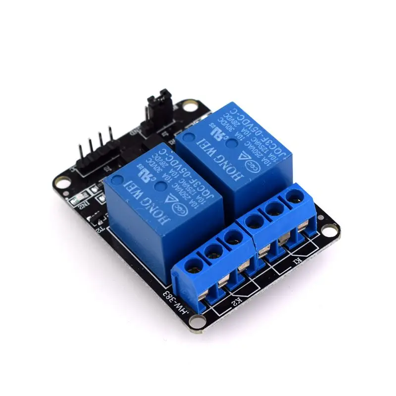 HW-383A 5V 2 Channel Relay Module Low Level Triggered 2-Way 2CH Relay ...