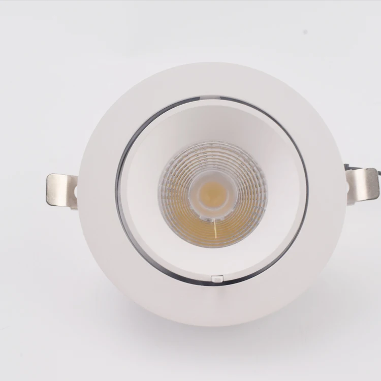 dimmable adjustable recessed 30W COB led downlight