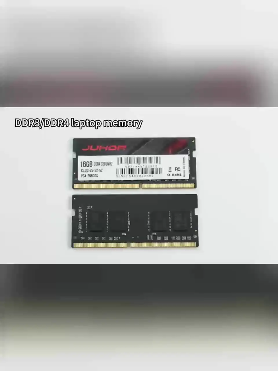 Juhor DDR4 Laptop RAM 8GB/16GB/32GB - 2666/3200/4800MHz, ECC, FCC