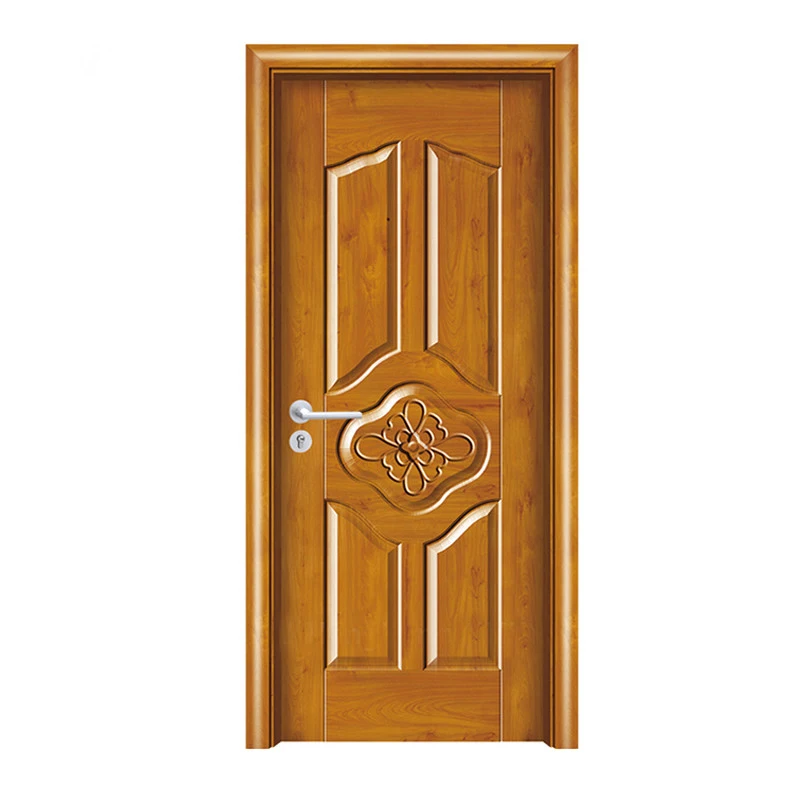 China low price products Popular design decoration wood modern interior melamine door