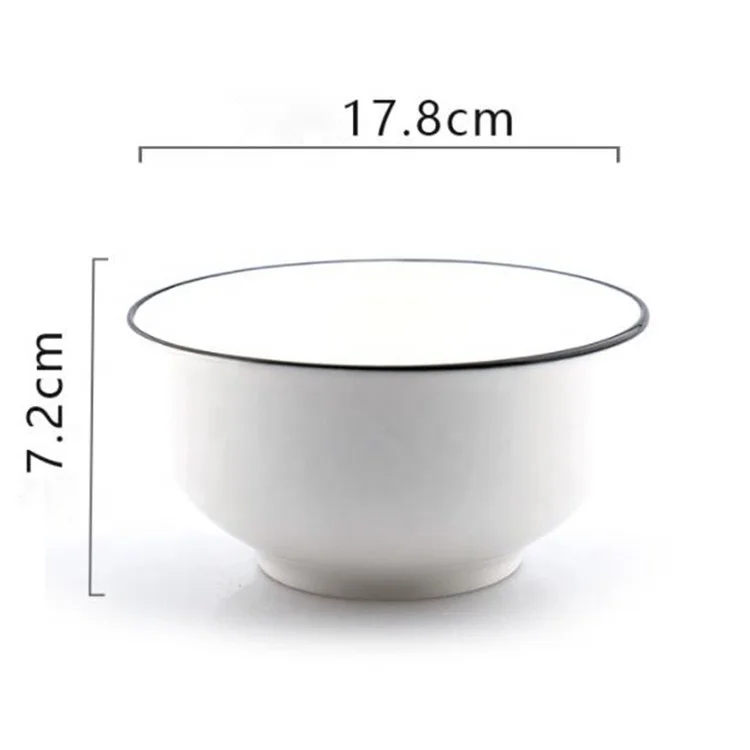 
ceramic rice serving bowl round bowl 