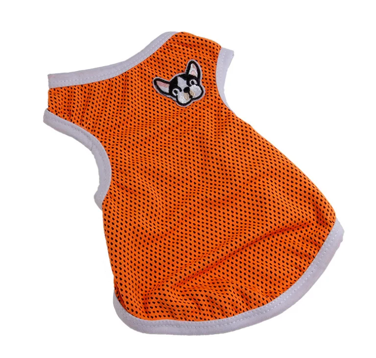 Wholesale Customization Sport Mesh Breathable Vest Pet Shirt Summer Dog