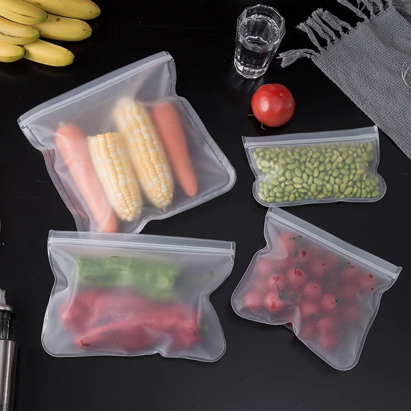 Amazon Snack Food Reusable Sandwich Vegetable Fruit Peva Storage Bags