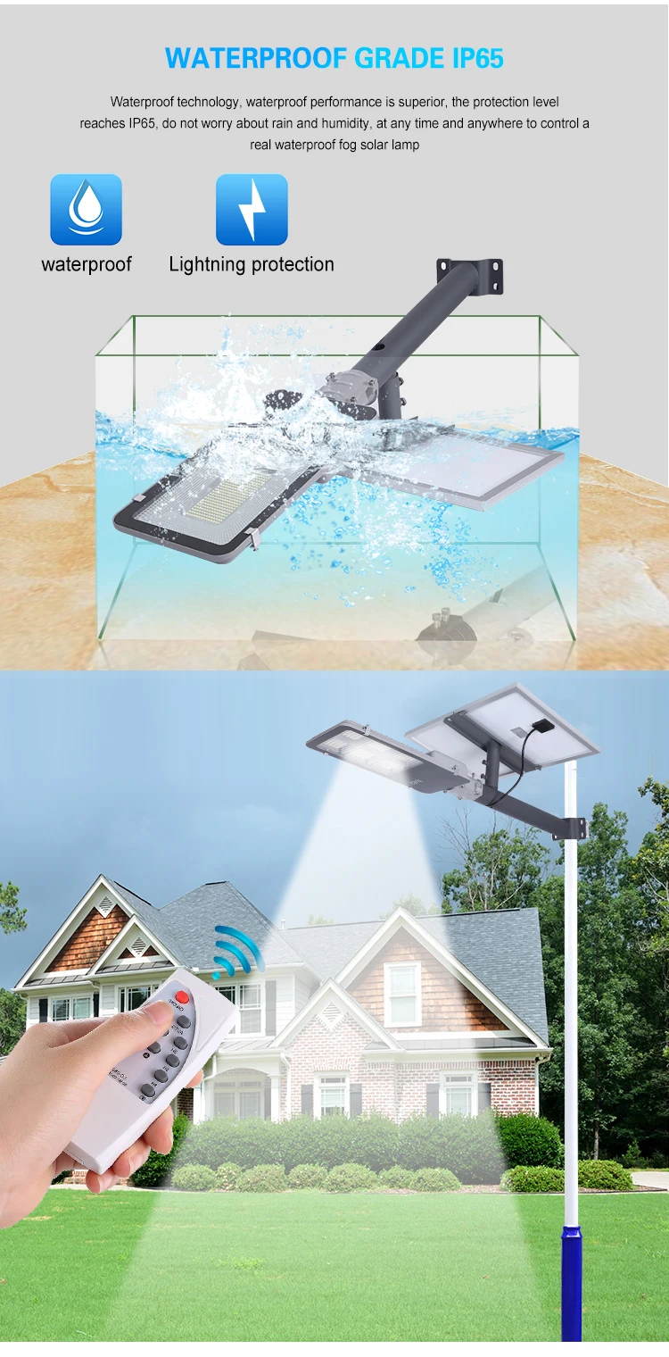 Outdoor waterproof IP65 60w 150w 200w 300w solar led street light