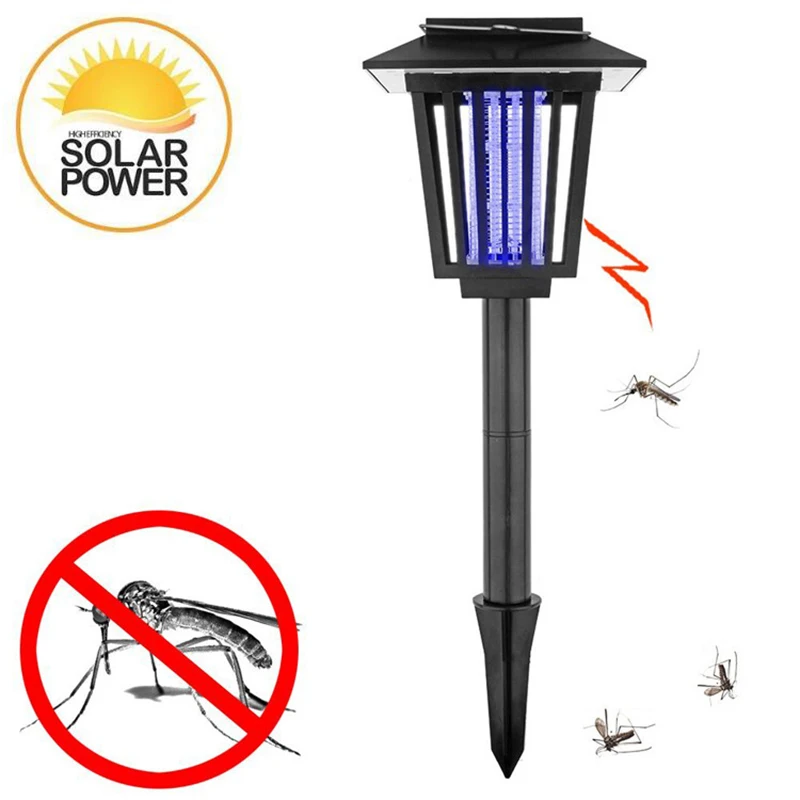 Pet Friendly Electronic Mosquito Killer UV Lamp for Garden Lawn Wall-Mounted Mosquito Killer Light Square Ground Type Mosquito Killer Lamp