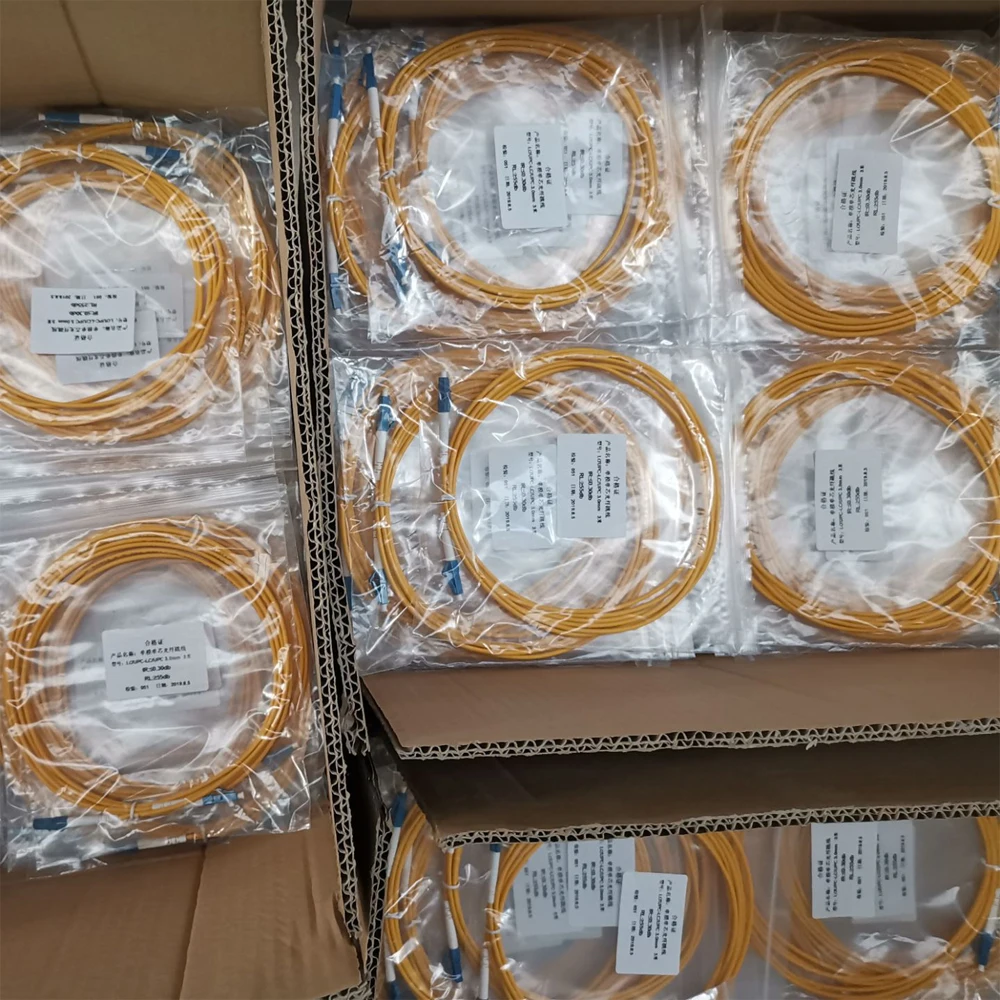 fiber patch cord lc apc dublex lc to sc fiber patch cable single mode duplex fiber optic duplex patch cord lc/upc - sc/apc