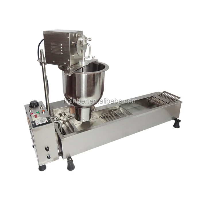 Industrial Commercial Automatic Mini Doughnut Donut Ball Fryer Maker