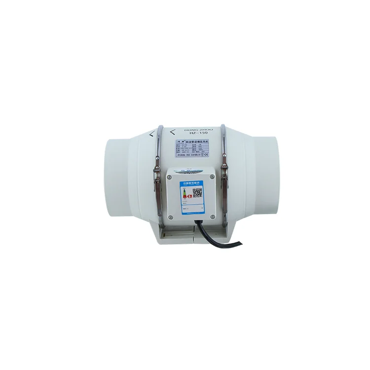 
HZ-150 Industrial Centrifugal Dc Fan Blower 6 Inch Duct Fan With Remote Control 