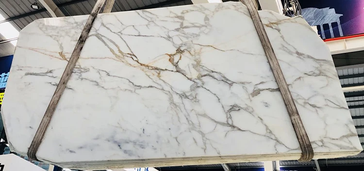 Calacatta Gold Marble Stone Nature Stone Slabs for Kitchen Countertop, Vanity, Floor, Wall factory