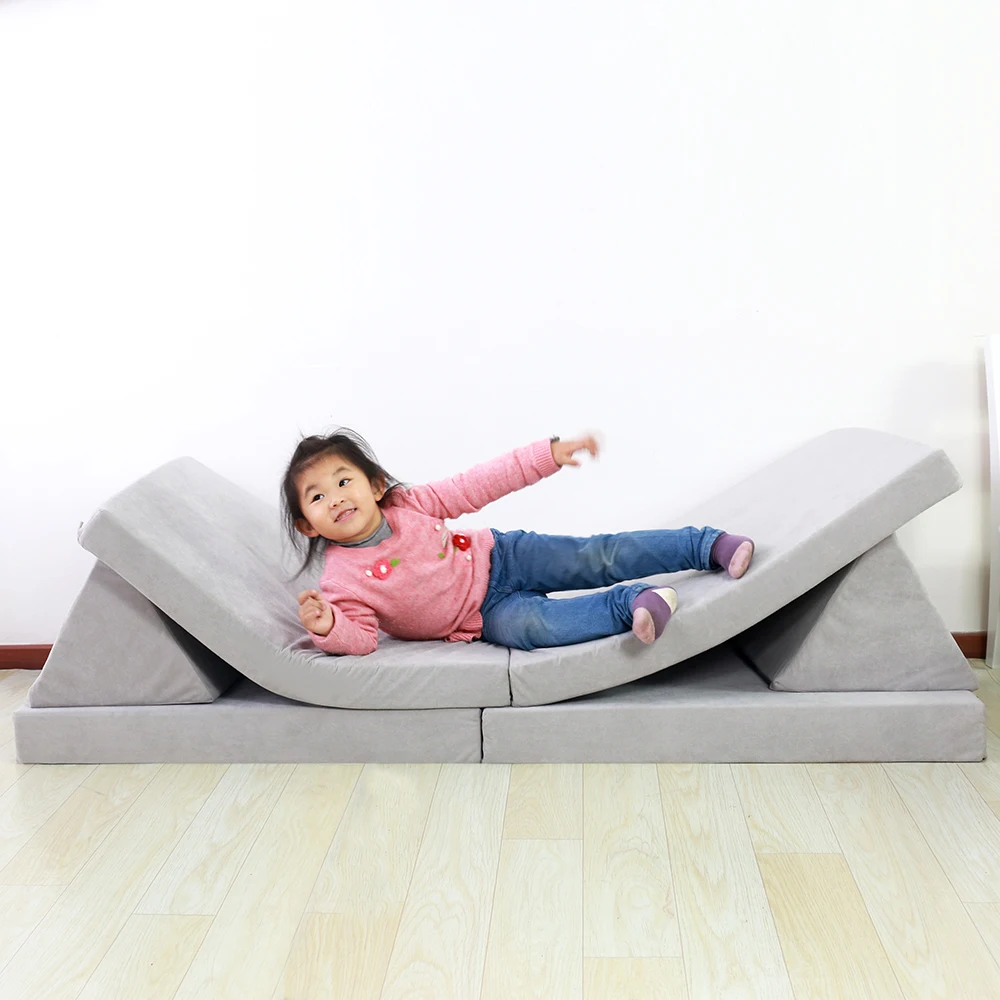 6 Pieces Foam Nugget Couch Children Play Couch Sofa Cushion For Kids