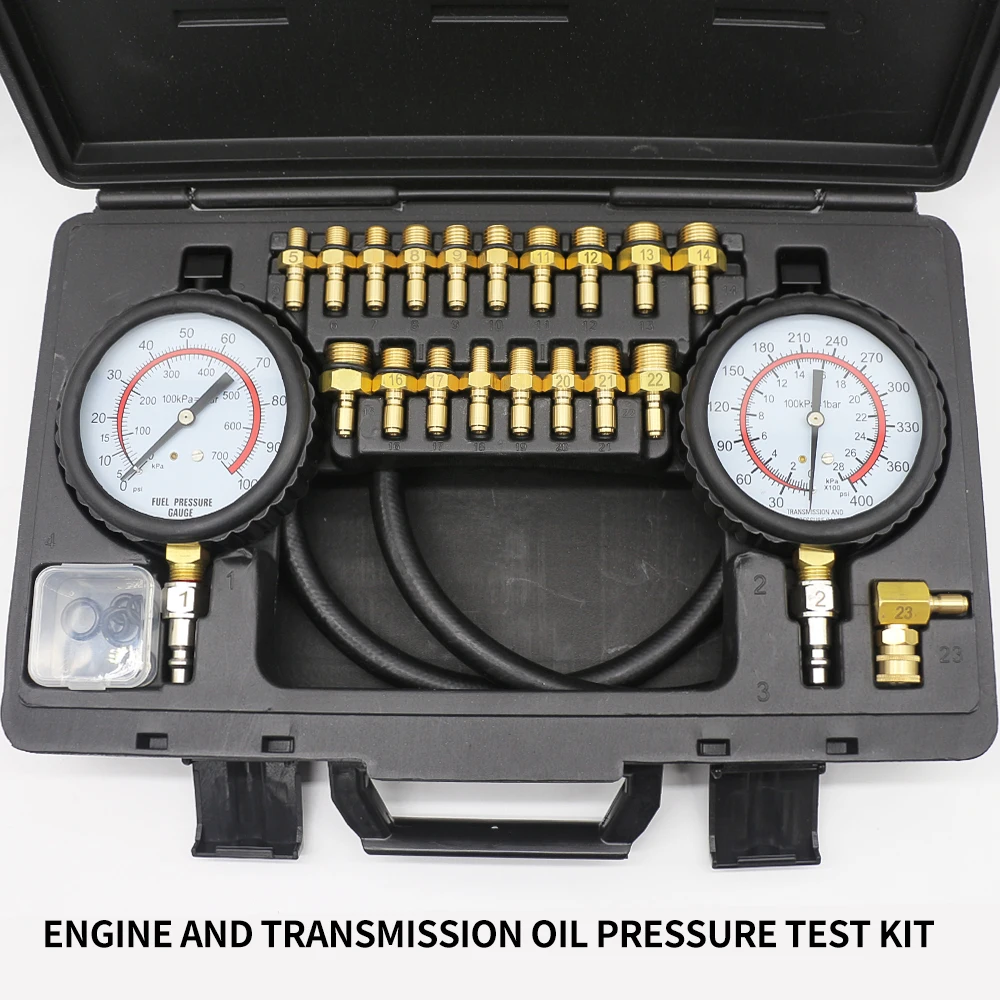 Professional Oil Pressure Tester Engine Oil Pressure Gauge Test Kit