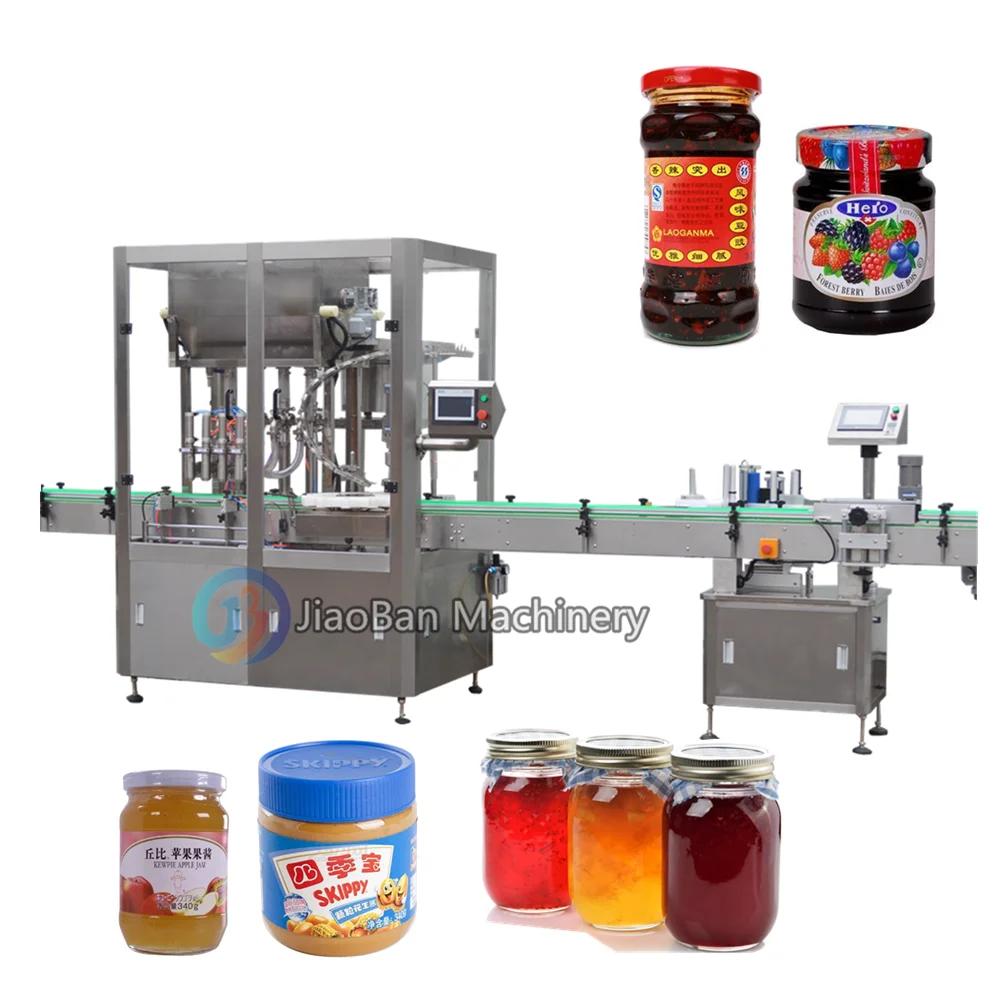 Top Sale Automatic Filling Machines Liquid Honey Glass Jar Filling And