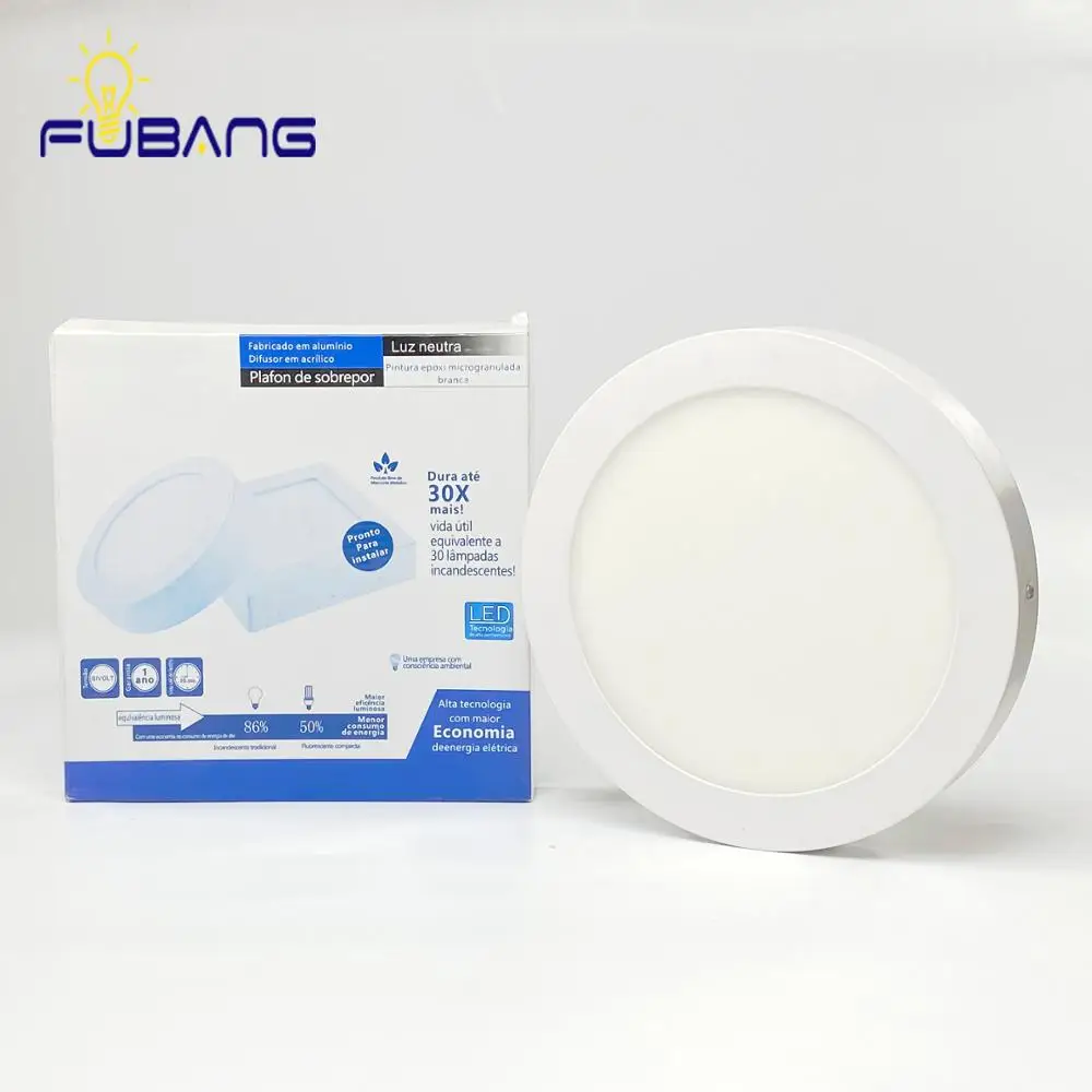 latest 12w 24w manual making good quality high lumen Surfaced ceiling lamp  Led Panel Light