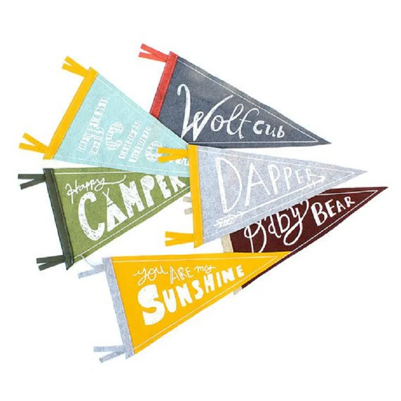 eco-friendly products felt banner birthday