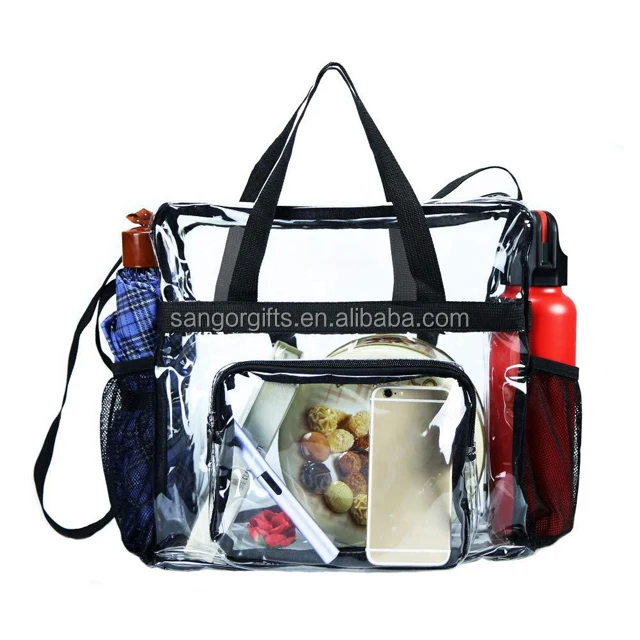 Cross Body Clear Pvc Stadium Purse Personalized Clear Stadium Bag Buy