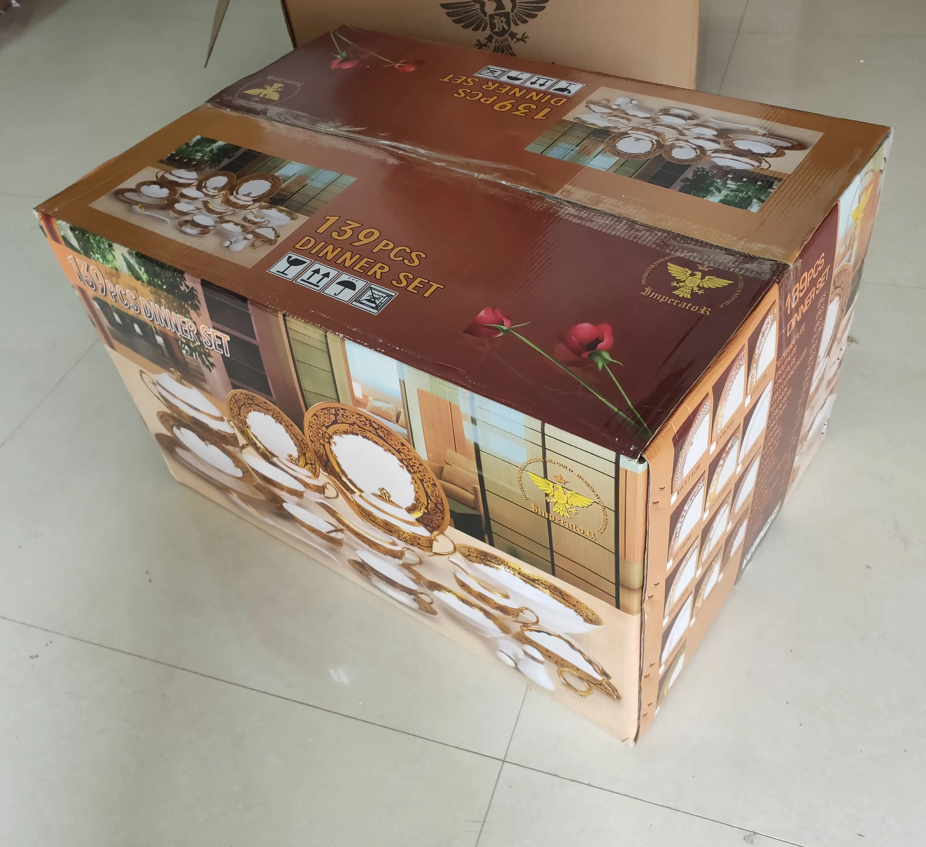 Combined Gift Box 139 Pieces Of Westernstyle Luxury European Household