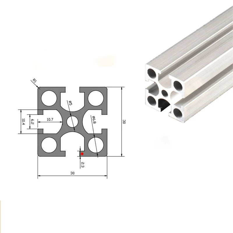 Aluminium T Track V Slot Extrusion Profile Material Slot For ...