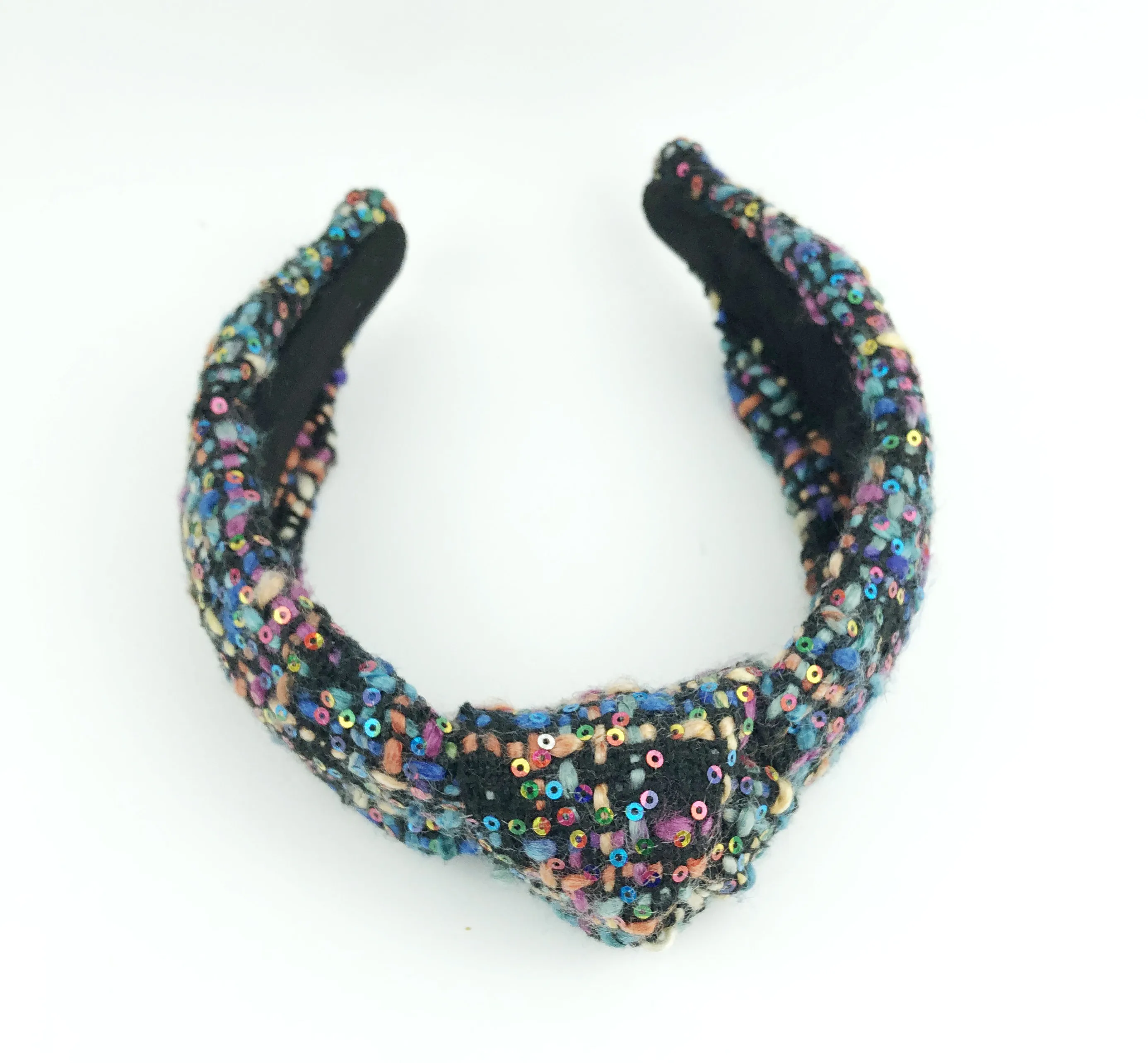 Best Price For Ins Tweed Designer Headbands Wholesale Elegant Lady